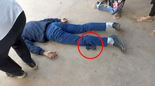 اولین عکس ها از مقتولان و صحنه قتل عام خونین اصفهان ! + عکس کلت کمری زیر پای داماد کینه جو