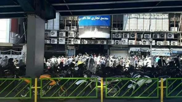 درگیری در پاساژ علاالدین / پلیس وارد عمل شد + عکس 