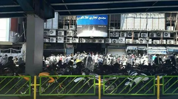 درگیری در پاساژ علاالدین / پلیس وارد عمل شد + عکس 