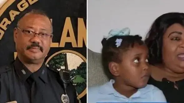 اقدام خجالت‌آور پلیس سیاه پوست با 2 کودک+ عکس