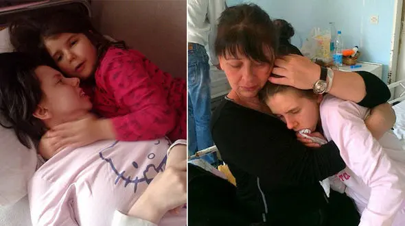 زنی پس از 7 سال از کما خارج شد +تصاویر