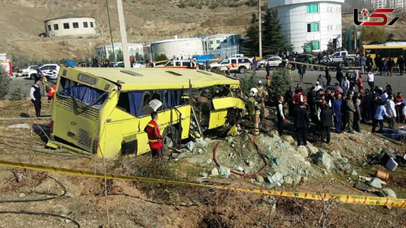 ادعای سکته راننده اتوبوس حادثه دانشگاه آزاد مورد تایید نیست