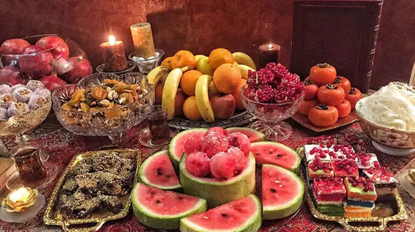 شب یلدا به سلیقه همراهان رکنا + عکس 