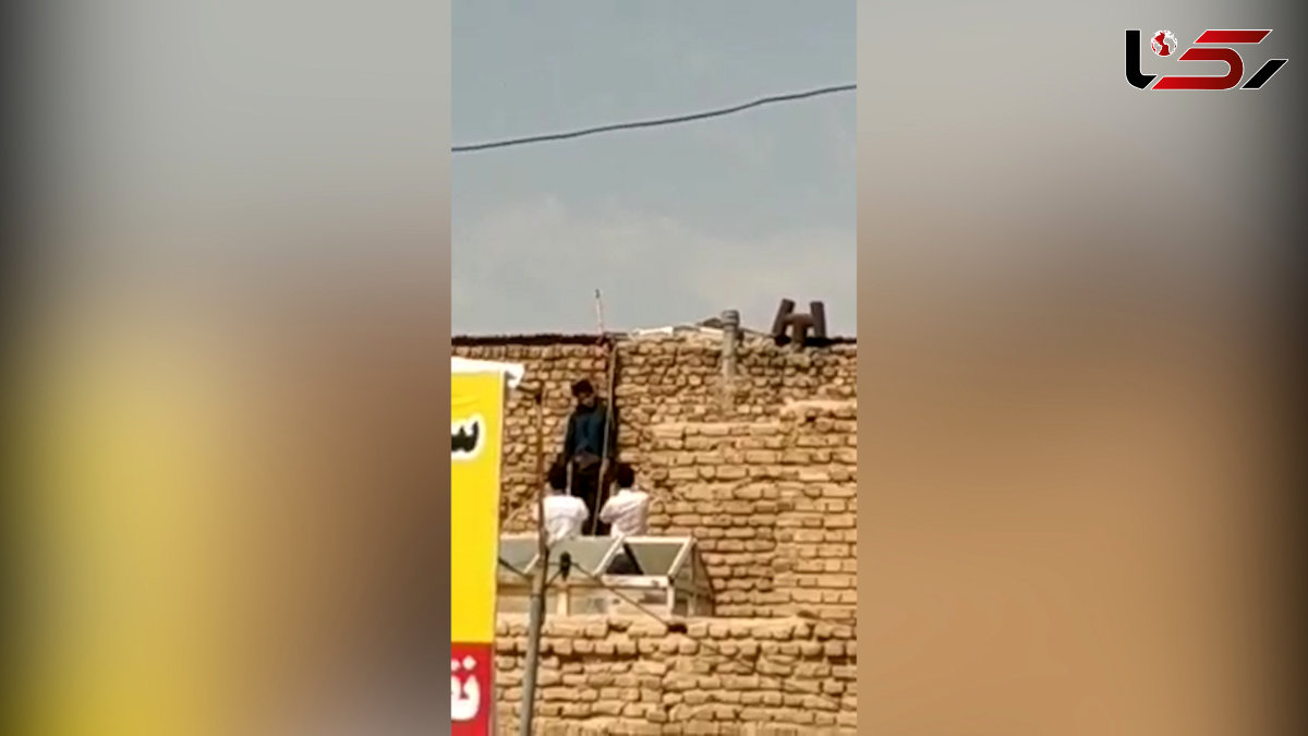 فیلم دلخراش از جسد حلق آویز شده جوان کرمانی