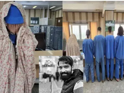 اولین عکس از خانم بلاگر و 5 همدستش در قتل حمیدرضا رجب زاده مداح تهرانی + نحوه بازداشت متهم زن قبل از ترک ایران