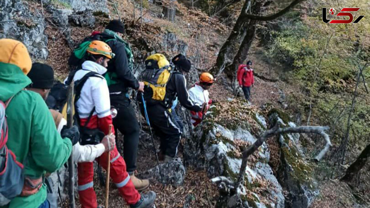 نجات دو فرد مفقود شده در ارتفاعات طارم