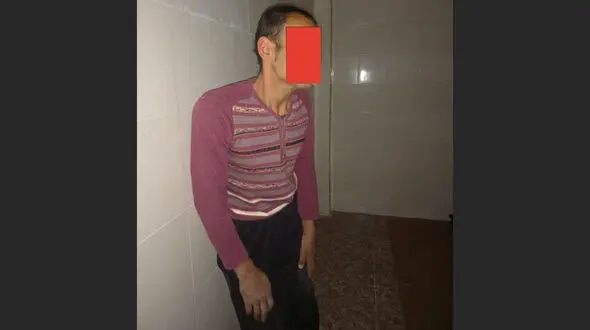 این مرد سارق بانک تجارت آبادان است / او بارها از این بانک دزدی کرده بود + عکس