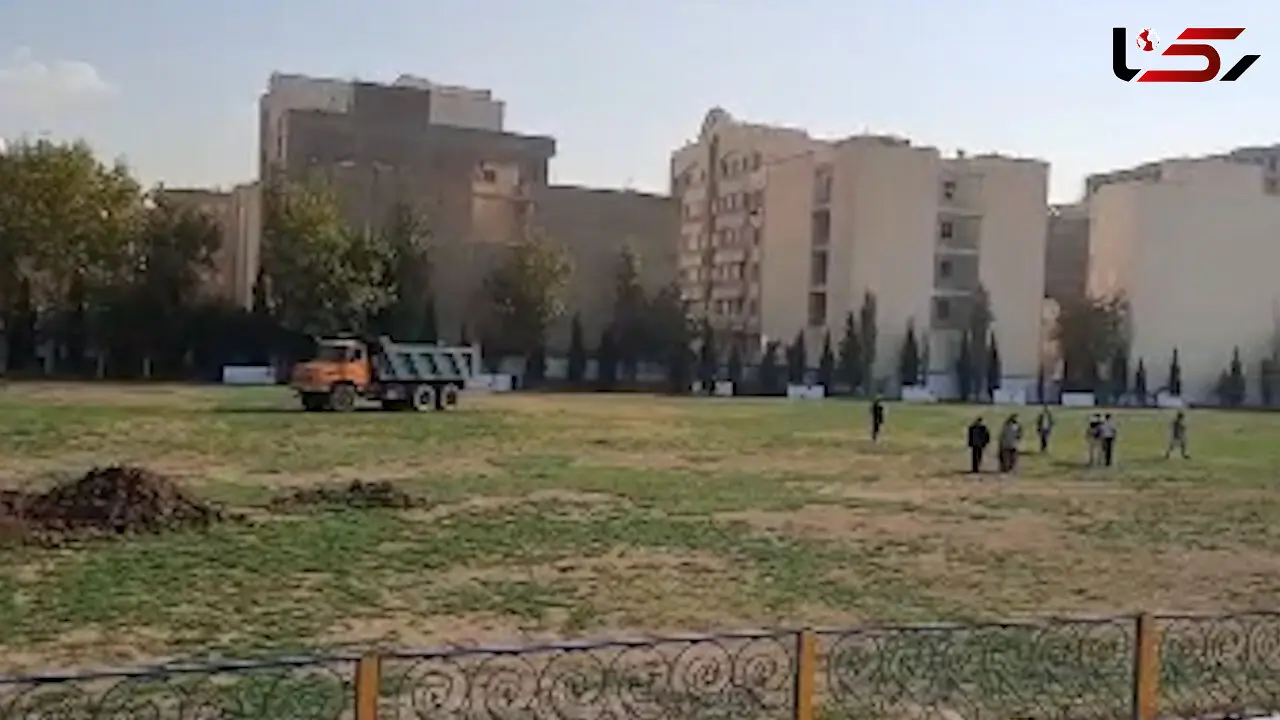 بازسازی زمین فوتبال باشگاه استقلال کمپ ناصر حجازی + فیلم 