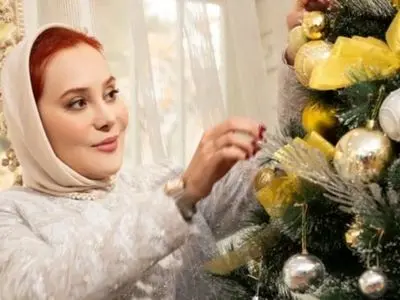 عکس کریسمسی خانم بازیگران/ آرام جعفری تازه عروس سینما حتی مرجانه گلچین و ...