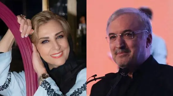 پاسخ مرجانه گلچین به پیامک وزیر بهداشت + عکس