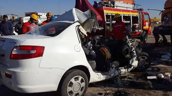 عکس فجیع از له شدن زن و مرد کرمانشاهی در رانا