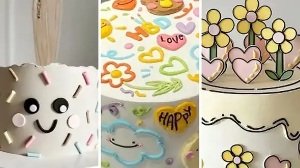 ایده‌ های جذاب کیک تولد بچه‌ها / ترکیب رنگی خاص و خاطره‌ ساز