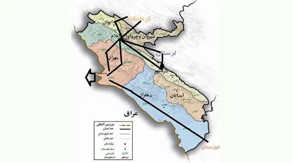 مرز مهران کجاست؟‌