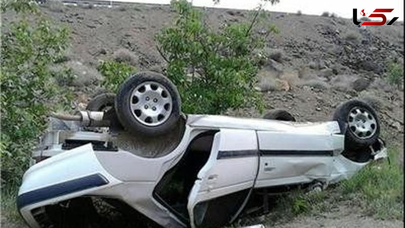 یک کشته بر اثر واژگونی پژو در جادە مهاباد – ارومیه