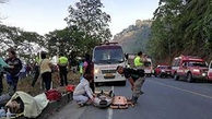 ۳۹ کشته و زخمی در حادثه سقوط اتوبوس در اکوادور
