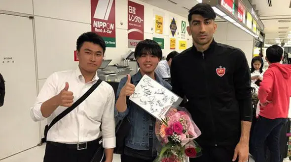 سلفی عجیب /  ژاپنی‌ها با بیرانوند چه کردند؟!