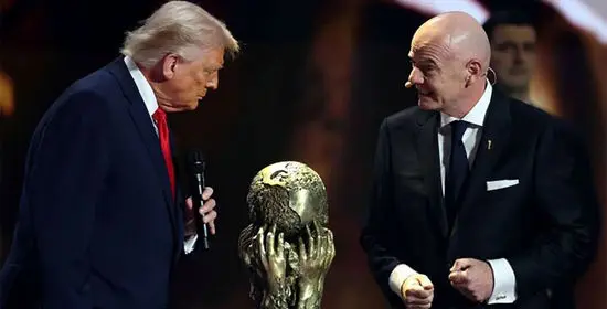 ترامپ جام قهرمانی را به تیم اول جام جهانی 2026 خواهدداد