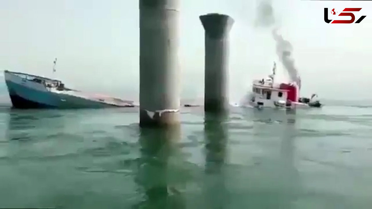لحظه به لحظه با غرق شدن کشتی ایرانی در آب های عراق + عکس و فیلم