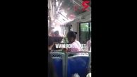 رفتار نامتعارف زن سالخورده با کودک خردسال در داخل اتوبوس! + فیلم 