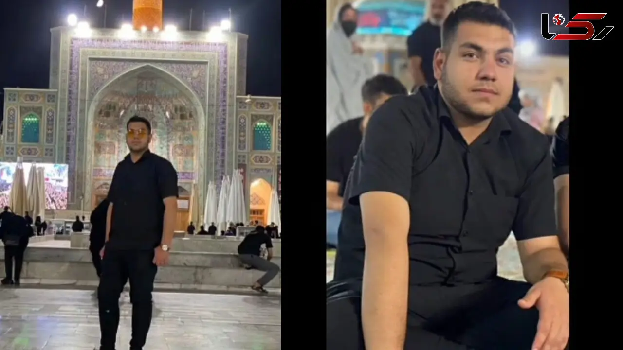 درگذشت حیدر حبیبی جوان ورزشکار مشهدی / تصادف پژو با نرده های کنار خیابان