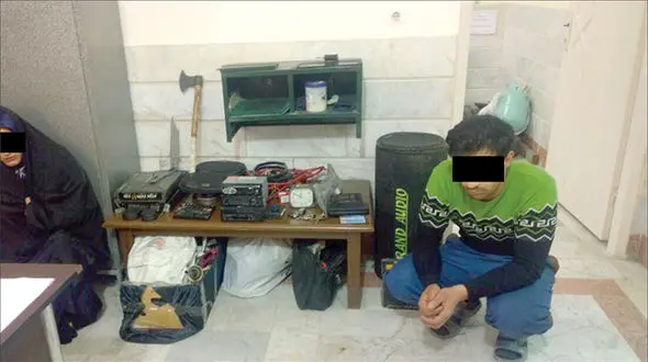 از تعقیب و گریز پلیسی تا تیراندازی در خیابان های مشهد / این زن و شوهر تبهکار شهر را بهم ریختند+عکس