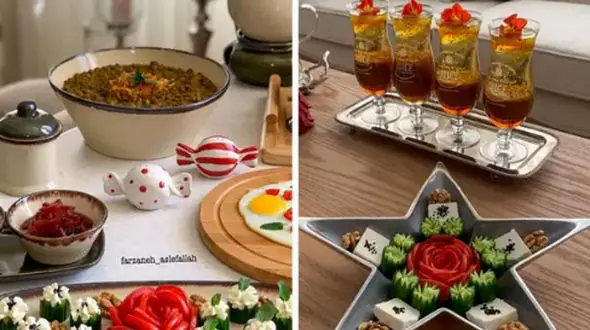 تزئین گوجه و خیار به روش‌ های جدید + آموزش تصویری