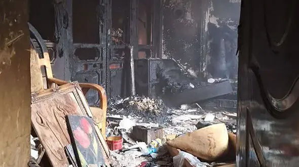  آتش‌سوزی منزل مسکونی در نیشابور 