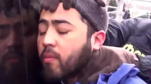 لحظه دستگیری یکی از مظنونان حادثه مرگبار  روسیه + فیلم