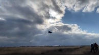 پرواز جنگنده بدون سرنشین ترکیه در آسمان+ فیلم