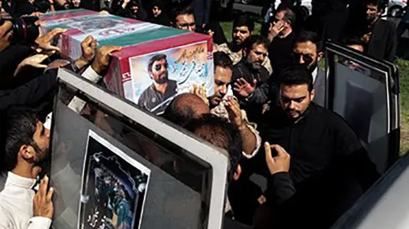 امروز پیکر شهید فتحی نژاد تشییع شد + عکس