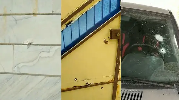 به رگبار بستن 2 خانه در آبادان / وحشت در 3 صبح + فیلم