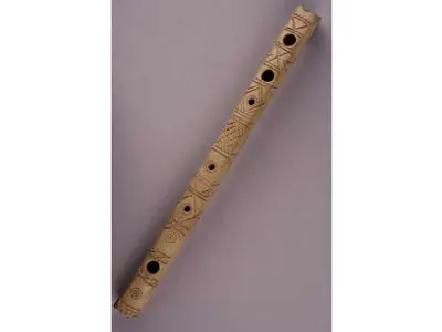 صدای تاریخ: نی استخوانی نیشابور هزارساله با نقوش جادویی