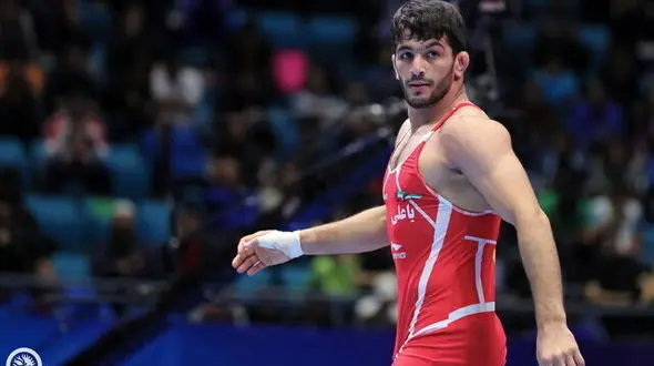 تصویر زیر خاکی از قهرمان المپیک 