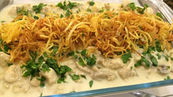 طرز تهیه چیکن استروگانف + فیلم 
