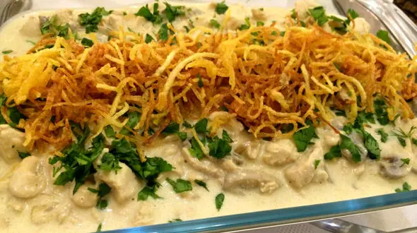 طرز تهیه چیکن استروگانف + فیلم 