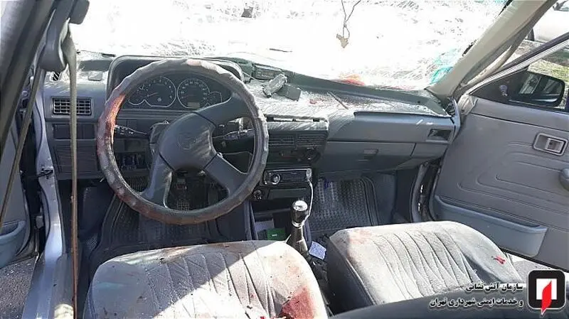 برخورد پراید با کامیون حادثه آفرید