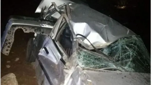 عکس پژو مچاله شده که ارابه مرگ 5 کرمانشاهی شد