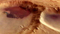 تصویر شگفت انگیز سیاره سرخ/تصویر وارونه مریخ ثبت شد
