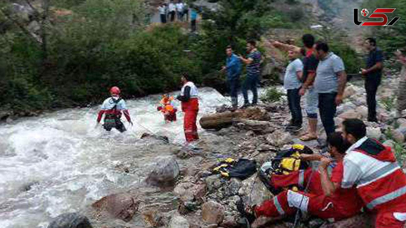 مرگ تلخ  امیرحسین 9 ساله در رودخانه چالوس + عکس 