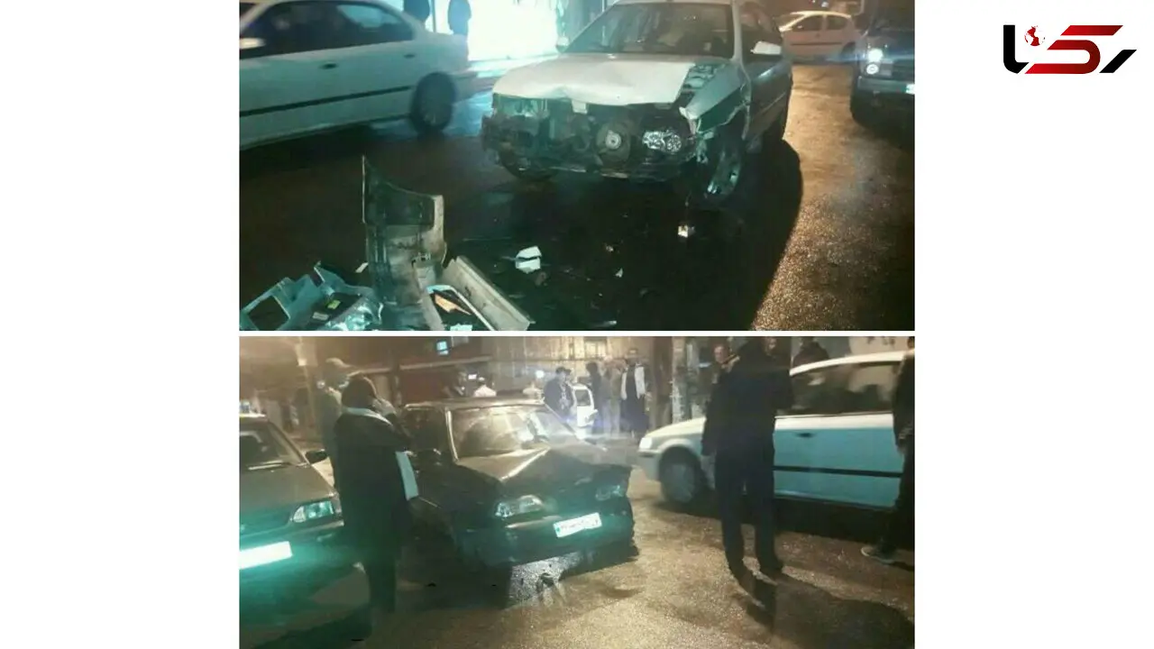 تعقیب و گریز پلیس در بندرانزلی حادثه آفرید
