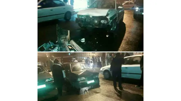 تعقیب و گریز پلیس در بندرانزلی حادثه آفرید