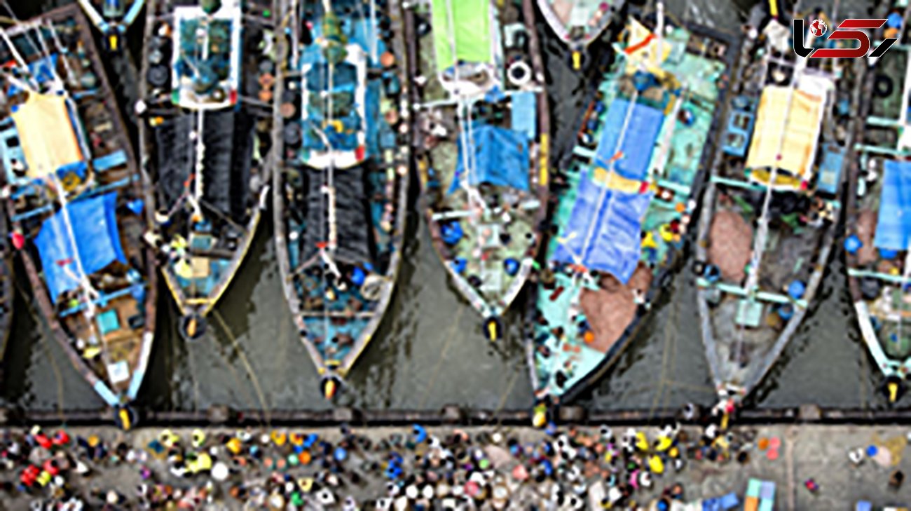 بازار ماهی فروشان در بمبئی
