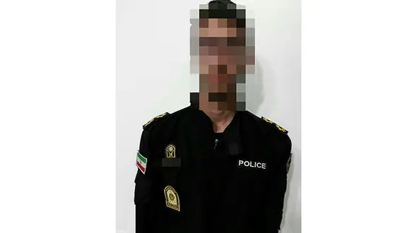 پلیس قلابی در حوالی میدان امام حسین(ع) دستگیر شد + عکس 