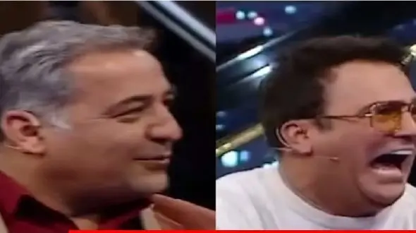 سکانس خندان؛ آقاهه رو آوردن برنامه بخونه بلد نیست داد بیداد میکنه حامد آهنگی غش میره