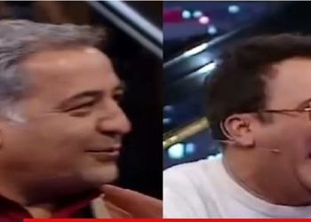 سکانس خندان؛ آقاهه رو آوردن برنامه بخونه بلد نیست داد بیداد میکنه حامد آهنگی غش میره