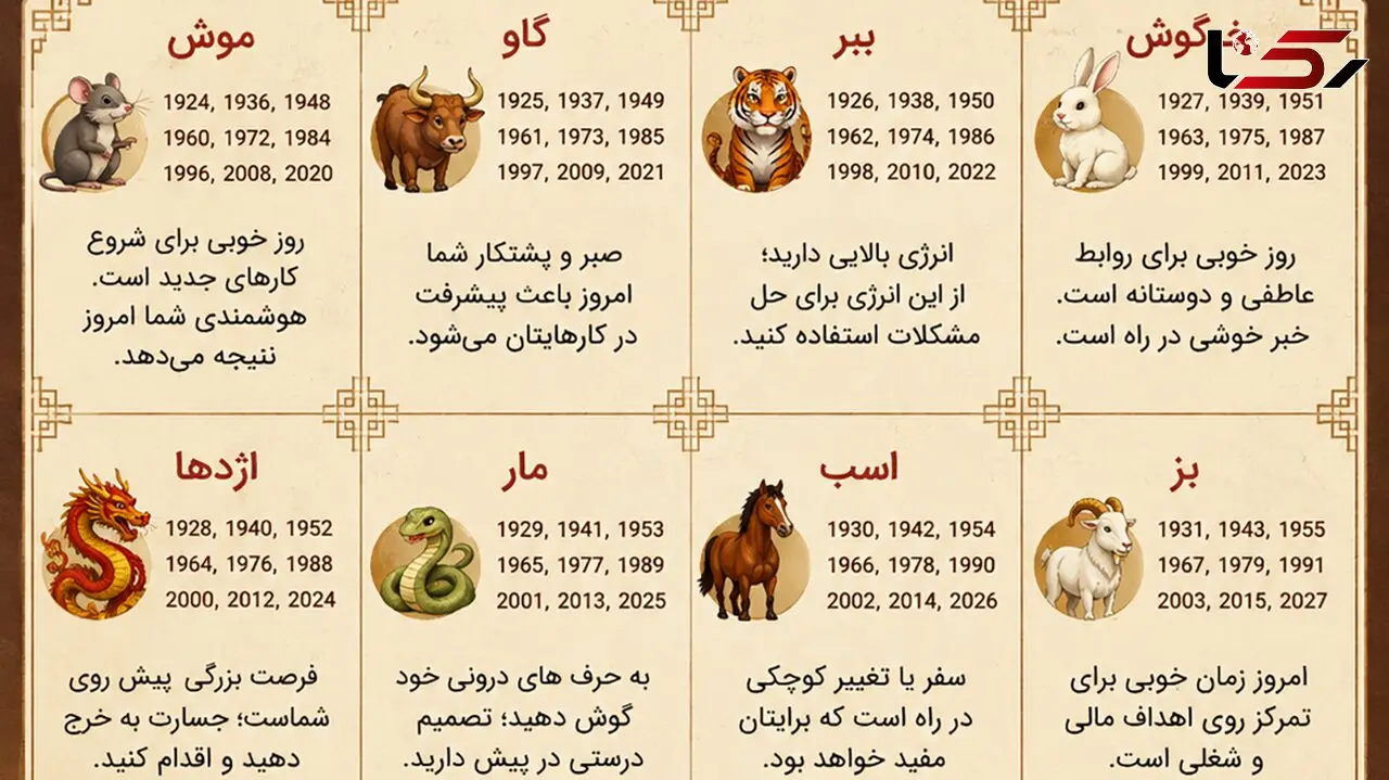 فال چینی امروز 27 شهریور 1405