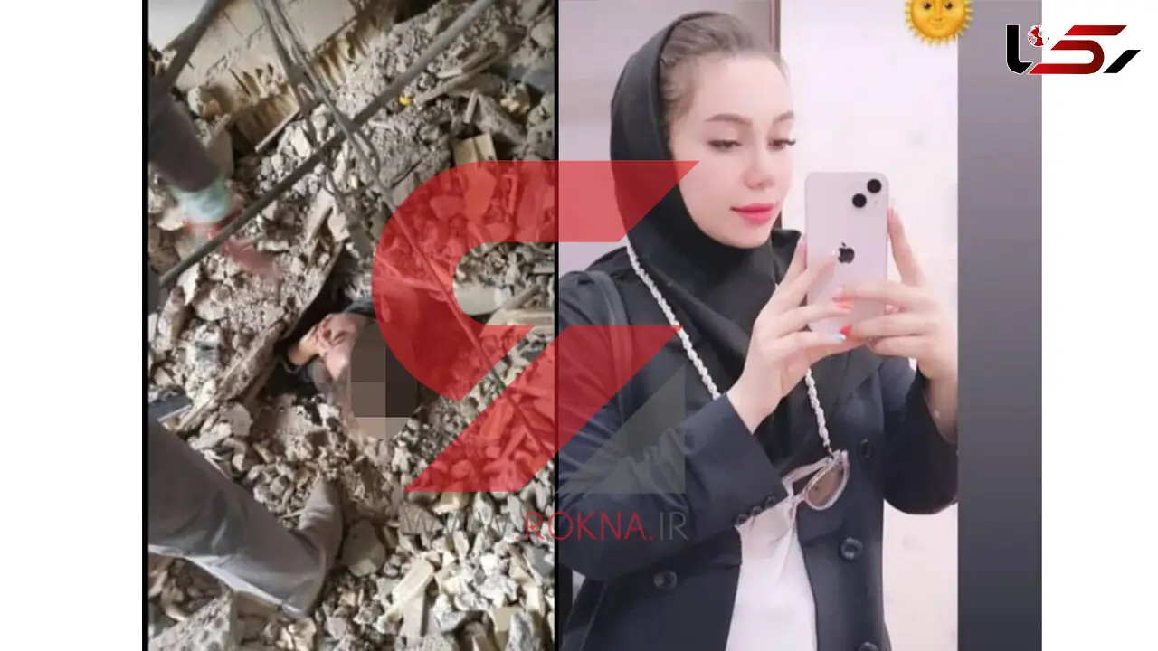 عکس جدید دختر نجات یافته از فاجعه متروپل ! / خنده هایی که تلخ است !