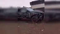 تصادف شاخ به شاخ فونیکس با وانت پیکان در دهلران
