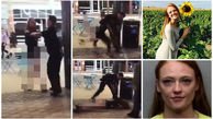 فیلم تکان دهنده از حرکت زشت افسر پلیس آمریکا با زن جوان+ عکس