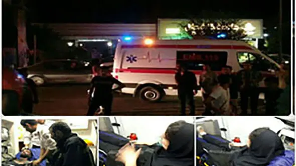 پایان آتش سوزی با ۱۳مصدوم در شیرینی فروشی بابل